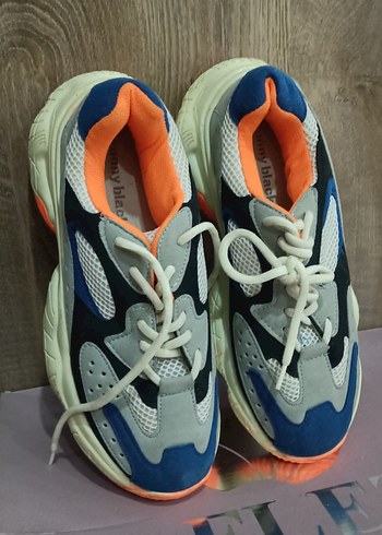 Tony black Kadın Çok Renkli Platformlu Spor Ayakkabı - Görsel 3