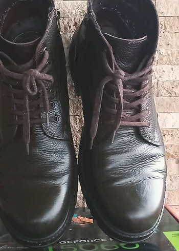 Kinetix Kahverengi Deri Erkek Botları - Görsel 2