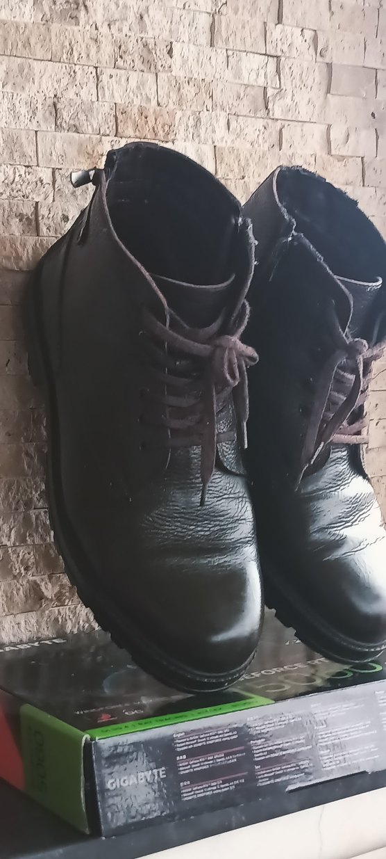 Kinetix Kahverengi Deri Erkek Botları - Görsel 4