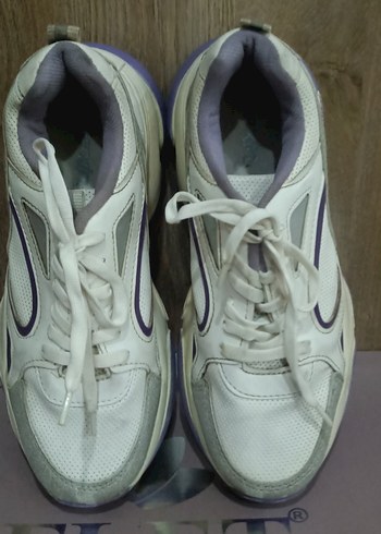 Fasihon Mor Bağcıklı Kadın Spor Ayakkabı - Görsel 4