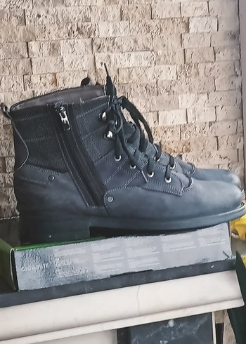 Yds dağcı botu lacivert Bağcıklı Erkek Street Style Bot - Görsel 5