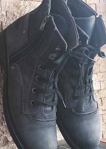 Yds dağcı botu lacivert Bağcıklı Erkek Street Style Bot - Görsel 2