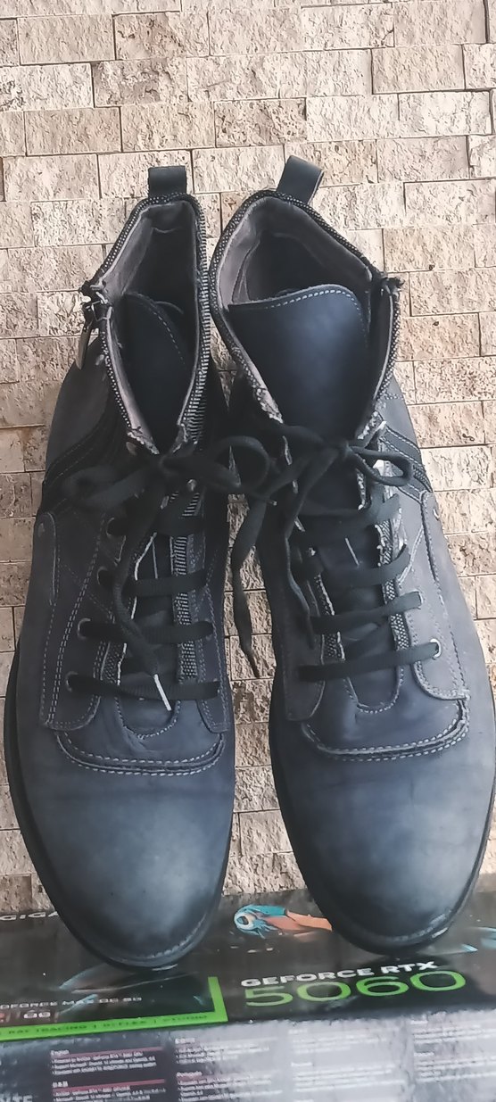 Yds dağcı botu lacivert Bağcıklı Erkek Street Style Bot - Görsel 4