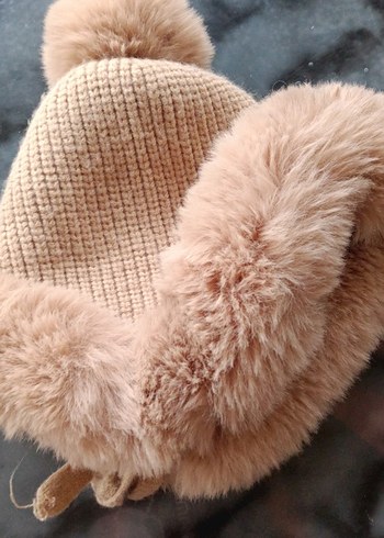 Kürklü Bej Kadın Bere - Görsel 5