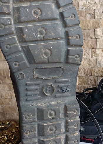 YDS iş botu Siyah Bağcıklı Erkek Deri Bot - Görsel 6