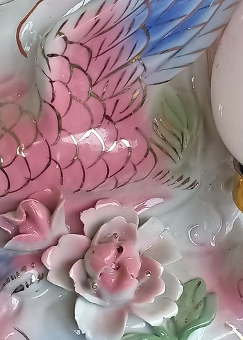 Porselen abajur Figürin ve Lamba - Görsel 6