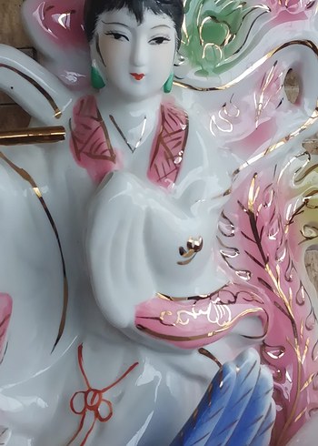 Porselen abajur Figürin ve Lamba - Görsel 7