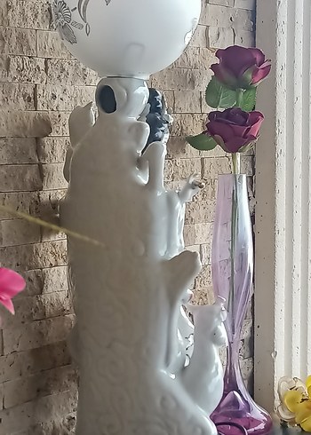 Porselen abajur Figürin ve Lamba - Görsel 5