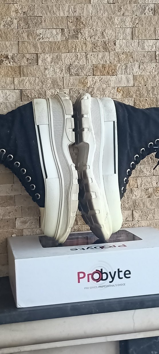 Alexander McQueen Beyaz Siyah bayan Spor Ayakkabı - Görsel 5