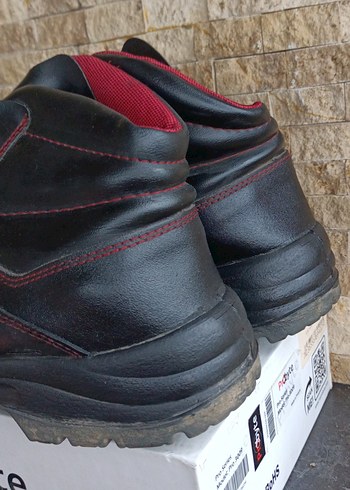 YDS İş botu Siyah Bağcıklı Erkek Kauçuk Bot - Görsel 5