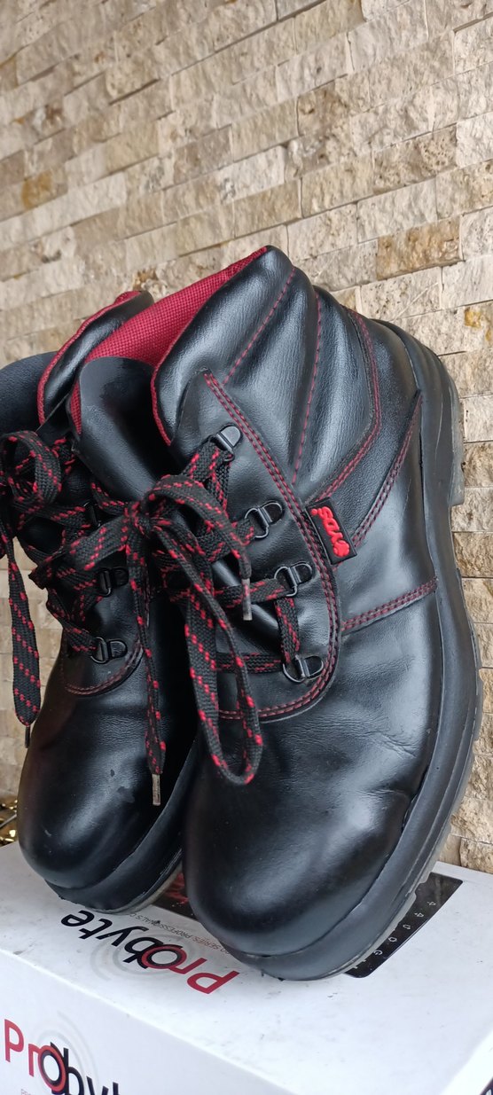 YDS İş botu Siyah Bağcıklı Erkek Kauçuk Bot - Görsel 2