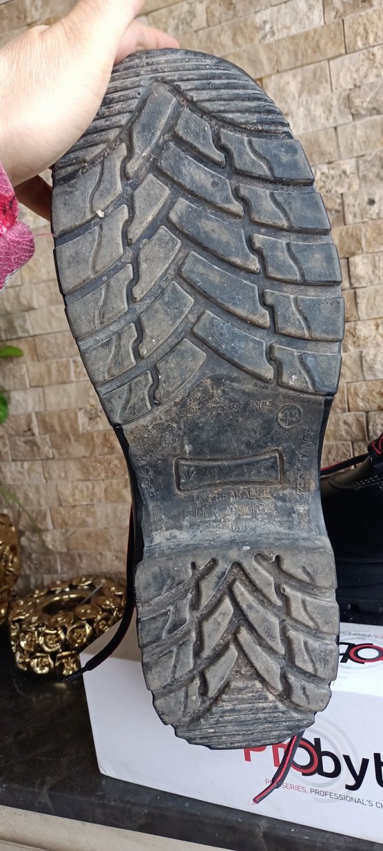 İş botu Siyah Bağcıklı Erkek Kauçuk Bot - Görsel 5