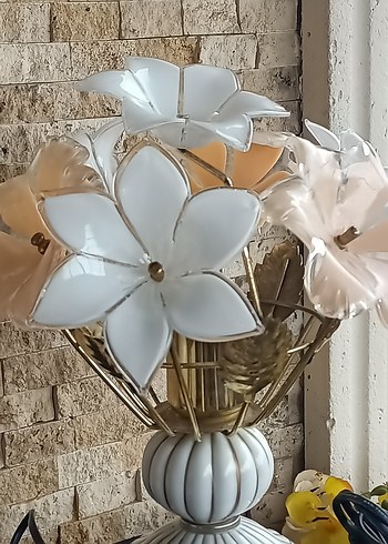 Çiçekli abajur - Görsel 2