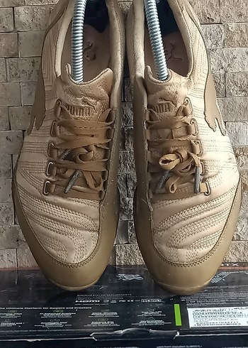 Bej Bağcıklı Kadın Spor Ayakkabı - Görsel 3