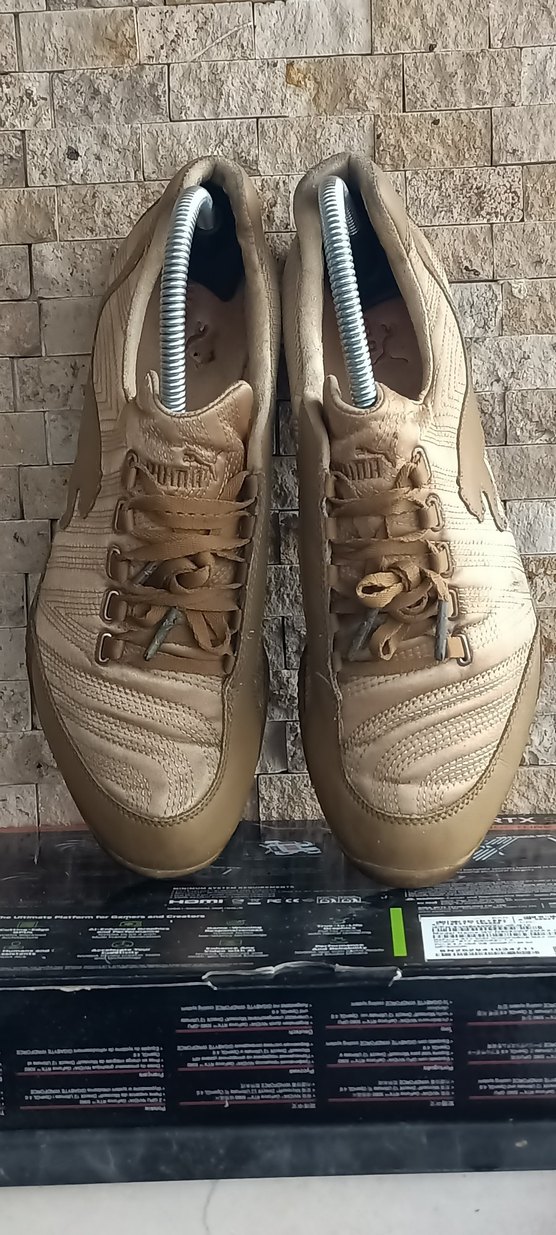 Bej Bağcıklı Kadın Spor Ayakkabı - Görsel 3