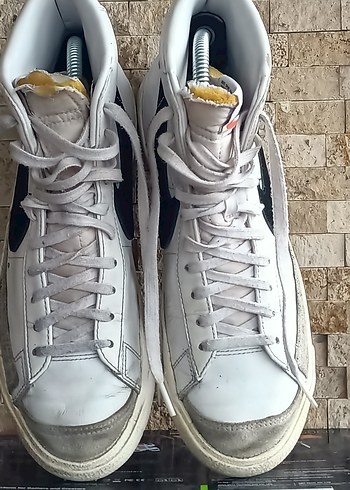 Nike Beyaz Siyah Bağcıklı Spor Ayakkabı - Görsel 2