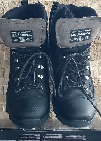 Siyah Gri Erkek Outdoor Bot MCJanPER - Görsel 2