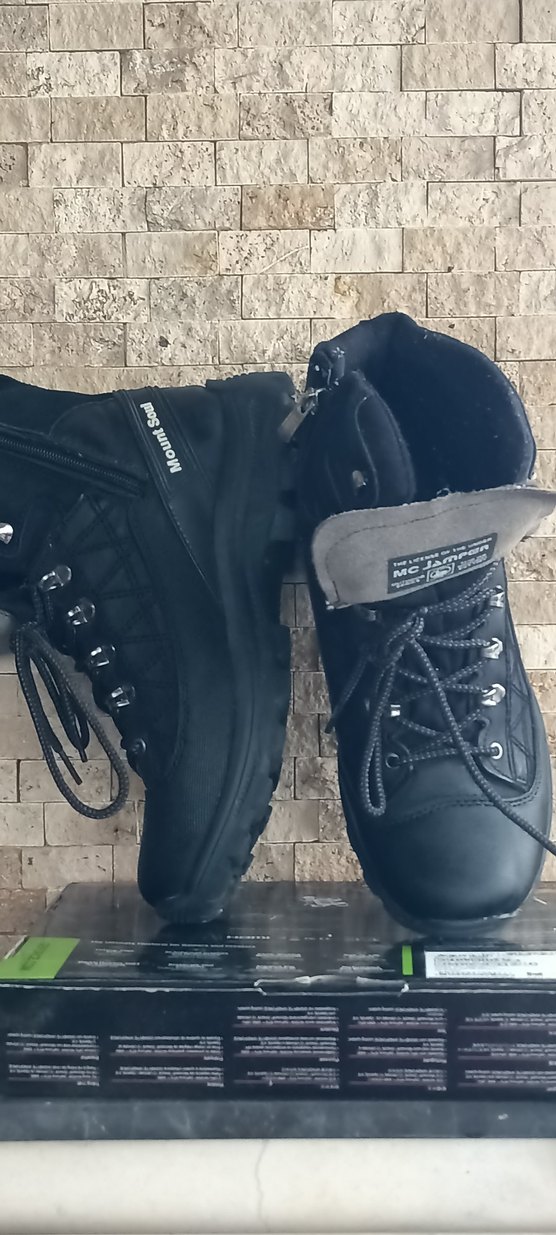 Siyah Gri Erkek Outdoor Bot MCJanPER - Görsel 4