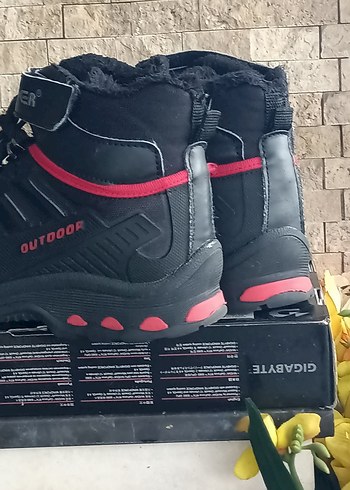 Jamper Siyah Bağcıklı Erkek Outdoor Bot - Görsel 5