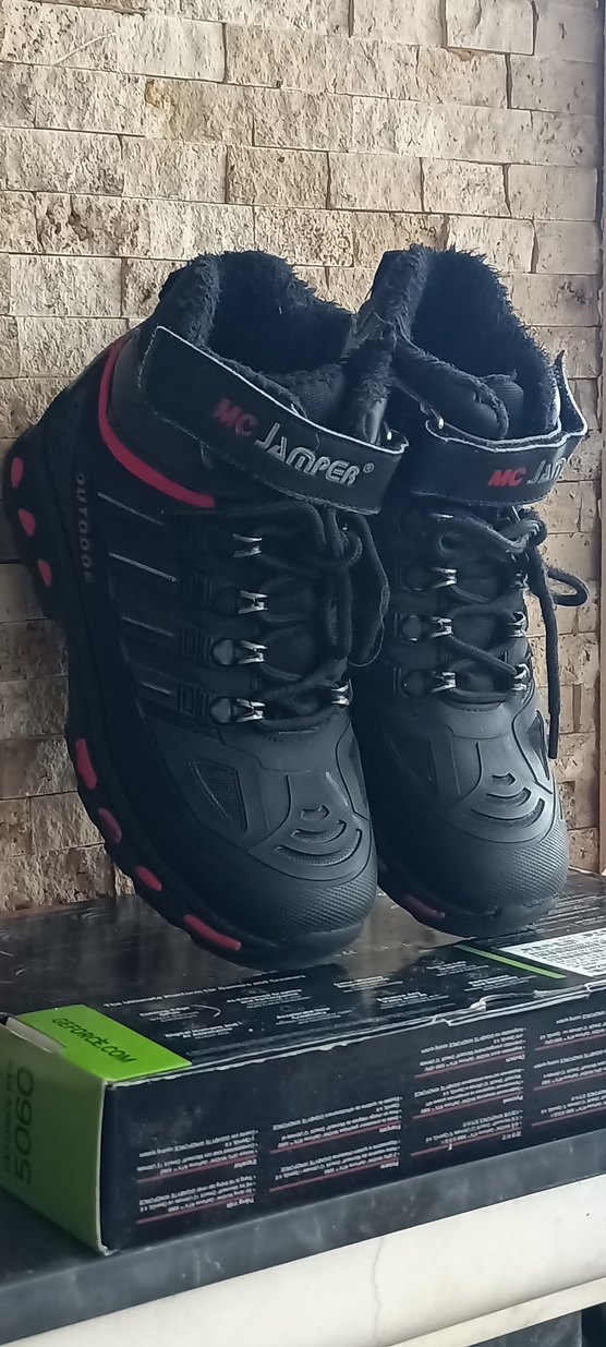 Jamper Siyah Bağcıklı Erkek Outdoor Bot - Görsel 3