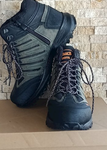 39 no Dakir's Boots Erkek Gri-haki ayakkabı - Görsel 8