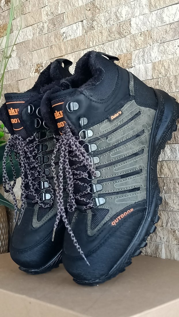 39 no Dakir's Boots Erkek Gri-haki ayakkabı - Görsel 3