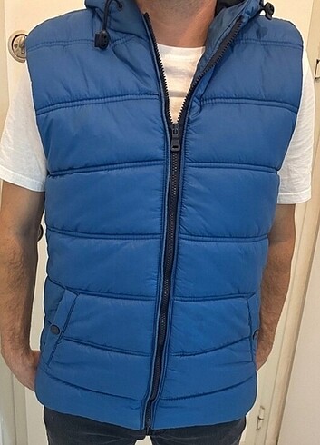 Defacto Şişme Kapüşonlu Yelek