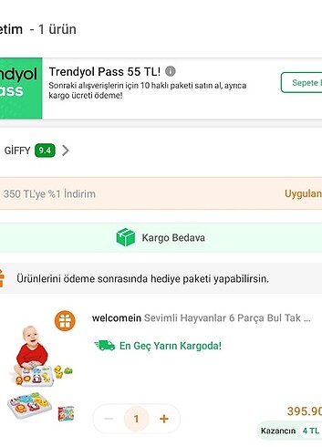 Beden Renk Bultak Oyuncak