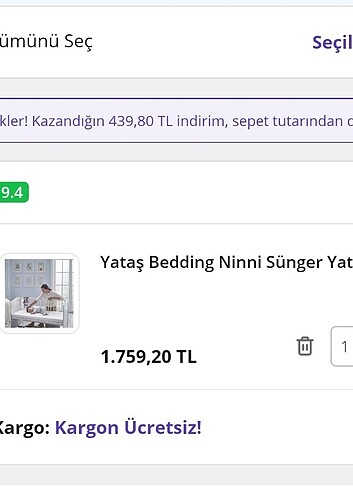 Beden Bebek Yatağı