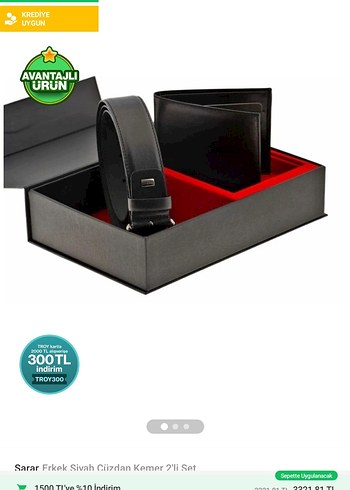 Sarar Siyah Erkek Cüzdan ve Kemer Seti - Görsel 6