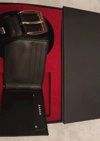 Sarar Siyah Erkek Cüzdan ve Kemer Seti - Görsel 4