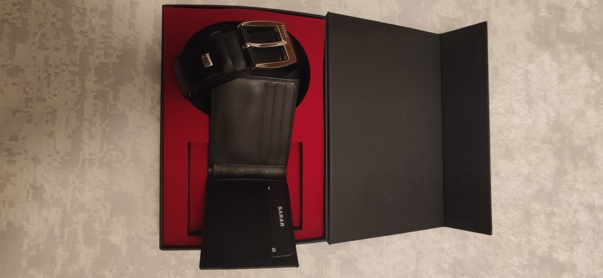 Sarar Siyah Erkek Cüzdan ve Kemer Seti - Görsel 4