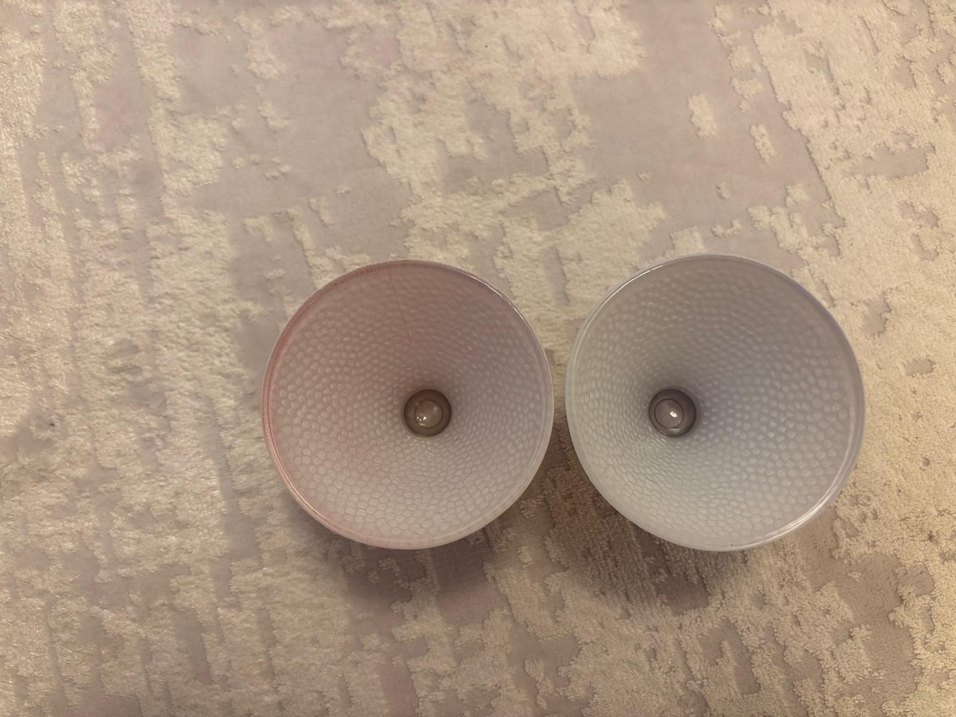 Bordo Koyu Renkli İki Konik Kase - Görsel 3