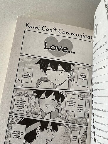  Beden Komi cant communicate 16. Cilt İngilizce manga