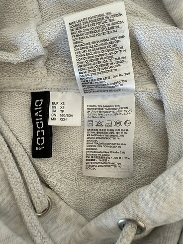 xs Beden H&M XS Crop