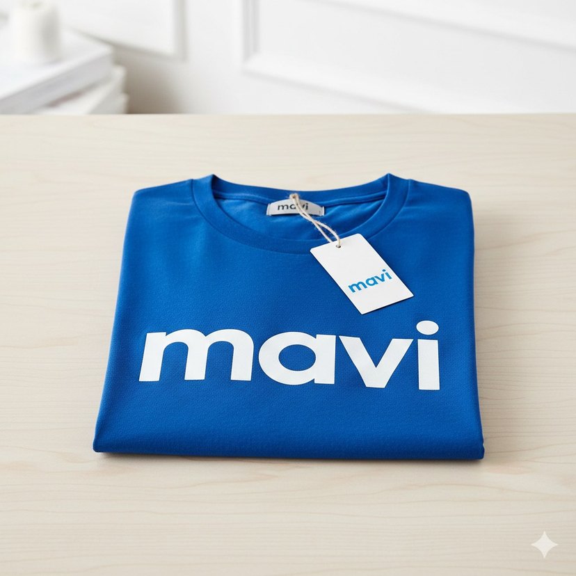 Erkek Basic Camel Renkli Tişört - Görsel 2