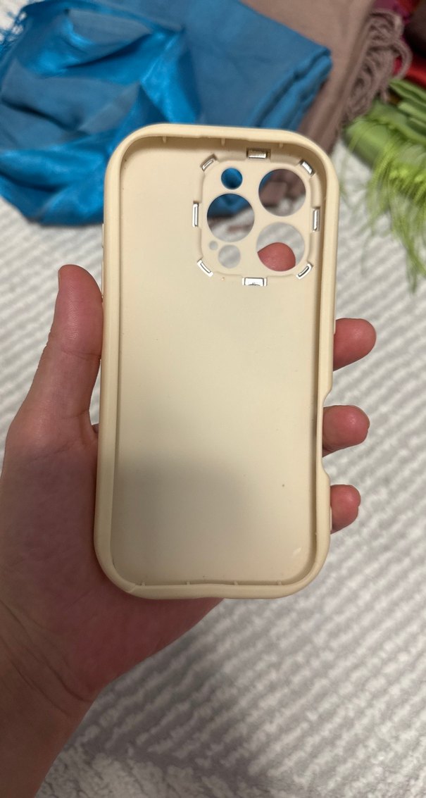 16 pro Pastel Renkli Kabartmalı Bohem Telefon Kılıfı - Görsel 2