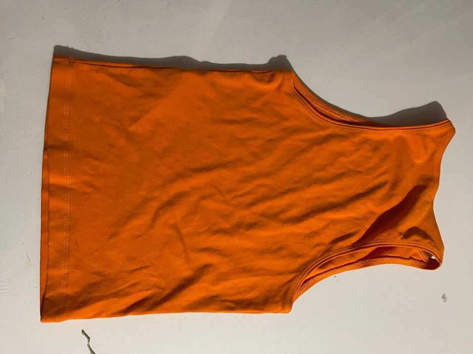 Koyu Turuncu Çocuk Atlet - Görsel 3