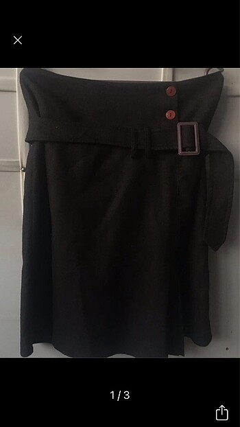Yırtmaçlı Vintage Etek