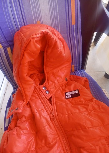 7 Yaş Beden kırmızı Renk koton marka anorak yelek