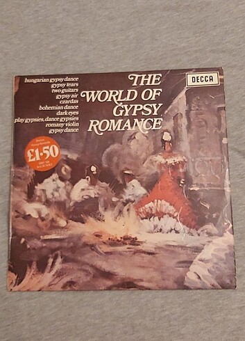THE WORLD OF GYPSY ROMANCE PLAK LP 