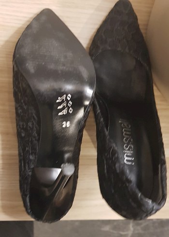 Siyah kadım abiye ayakkabı - Görsel 5