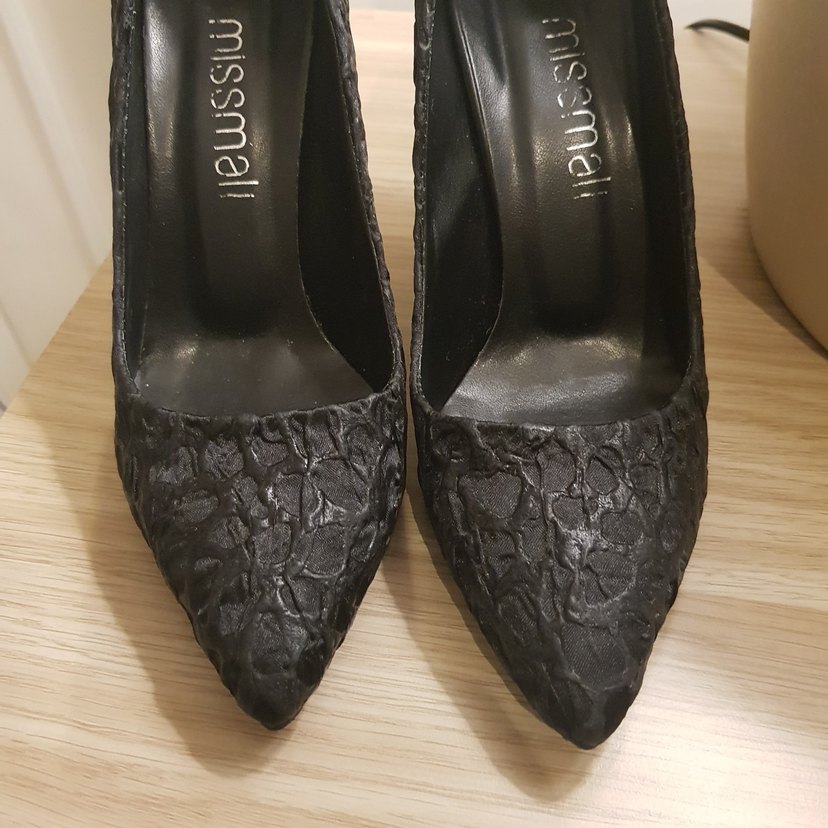 Siyah kadım abiye ayakkabı - Görsel 3