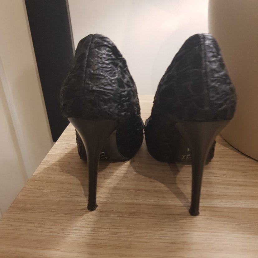 Siyah kadım abiye ayakkabı - Görsel 2