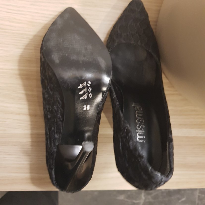 Siyah kadım abiye ayakkabı - Görsel 5