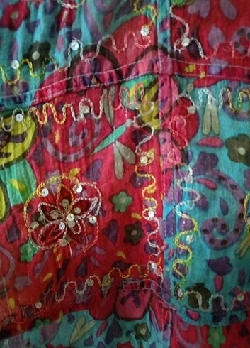 Diğer Hint işi Patchwork Tunik