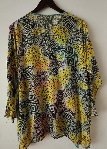 xl Beden Hint işi Patchwork Tunik