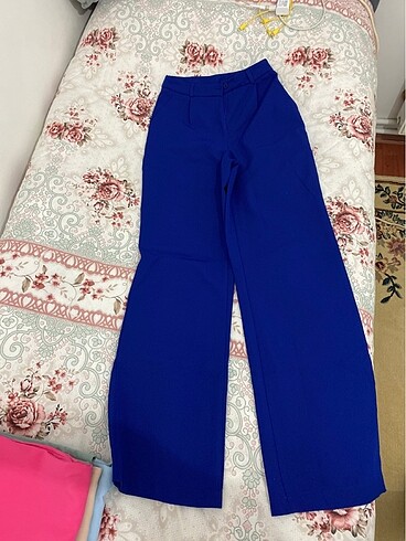 Trendyol & Milla Kumaş pantolon (trendyolmilla saks mavisi)