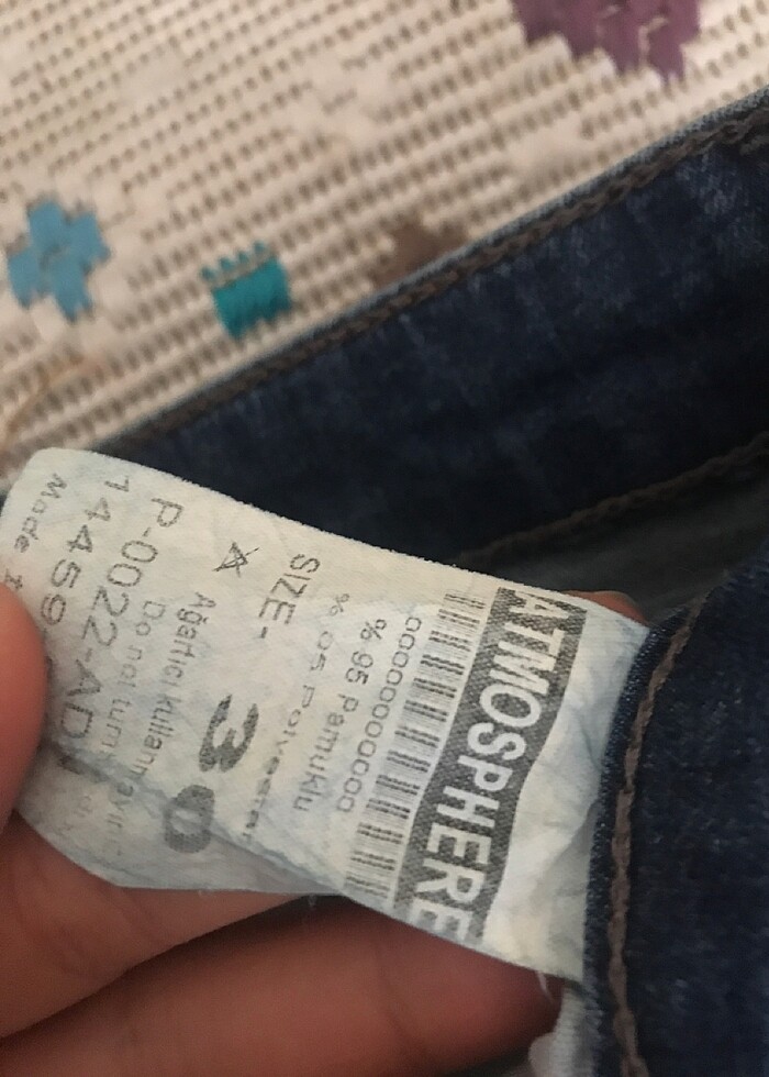 Koyu mavi jean - Görsel 3