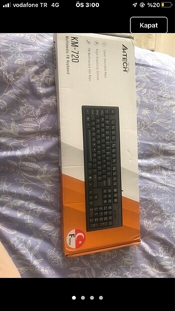 A4 tech km 720 - Görsel 5